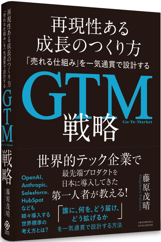 書籍『再現性ある成長のつくり方 GTM戦略』の表紙